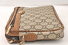 Authentic GUCCI GG Plus Clutch Hand Bag Purse PVC Leather Brown Junk 5304K