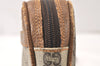 Authentic GUCCI GG Plus Clutch Hand Bag Purse PVC Leather Brown Junk 5304K