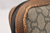 Authentic GUCCI GG Plus Clutch Hand Bag Purse PVC Leather Brown Junk 5304K