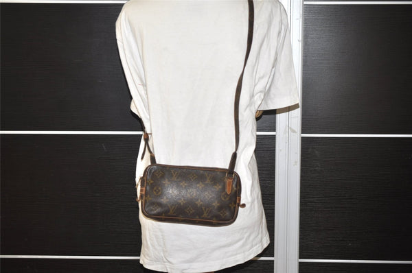 Authentic Louis Vuitton Monogram Marly Bandouliere Shoulder Bag M51828 LV 5305I