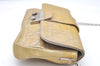 Authentic Christian Dior New Lock Cannage Enamel Chain Shoulder Bag Yellow 5305K