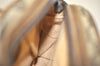 Authentic GUCCI Vintage Shoulder Cross Body Bag Purse GG PVC Leather Brown 5306I