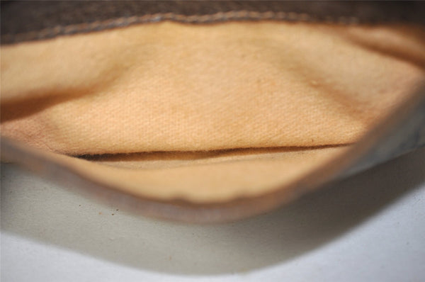 Authentic GUCCI Vintage Shoulder Cross Body Bag Purse GG PVC Leather Brown 5306I