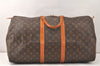 Authentic Louis Vuitton Monogram Keepall 55 Travel Boston Bag M41424 LV 5307K