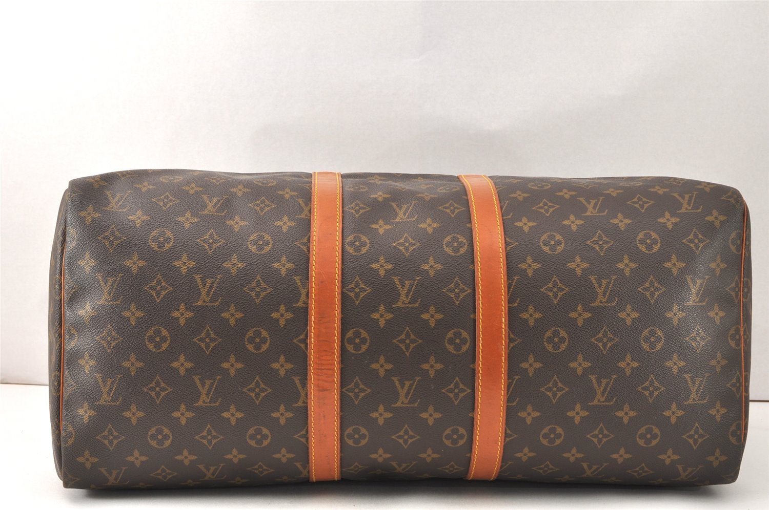 Authentic Louis Vuitton Monogram Keepall 55 Travel Boston Bag M41424 LV 5307K