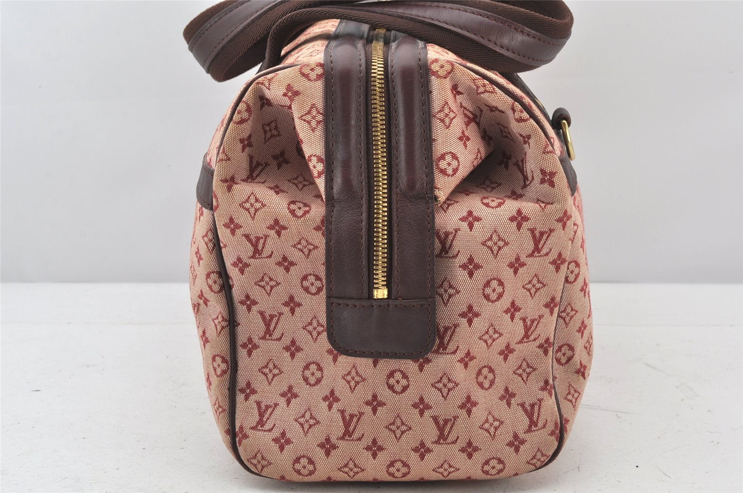 Authentic Louis Vuitton Monogram Mini Josephine GM Hand Bag Pink M92311 LV 5308K