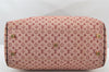 Authentic Louis Vuitton Monogram Mini Josephine GM Hand Bag Pink M92311 LV 5308K