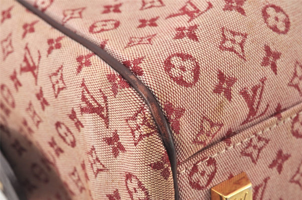 Authentic Louis Vuitton Monogram Mini Josephine GM Hand Bag Pink M92311 LV 5308K