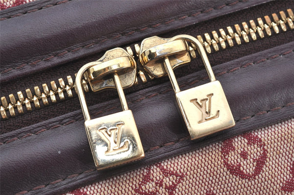 Authentic Louis Vuitton Monogram Mini Josephine GM Hand Bag Pink M92311 LV 5308K