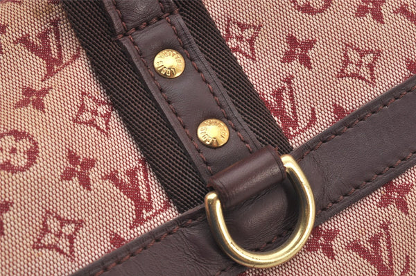 Authentic Louis Vuitton Monogram Mini Josephine GM Hand Bag Pink M92311 LV 5308K