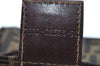 Authentic FENDI Zucca Vintage Shoulder Hand Tote Bag Nylon Leather Brown 5309H