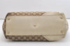 Authentic GUCCI New Britt Shoulder Tote Bag GG Canvas Leather 169945 Brown 5309J