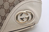 Authentic GUCCI New Britt Shoulder Tote Bag GG Canvas Leather 169945 Brown 5309J