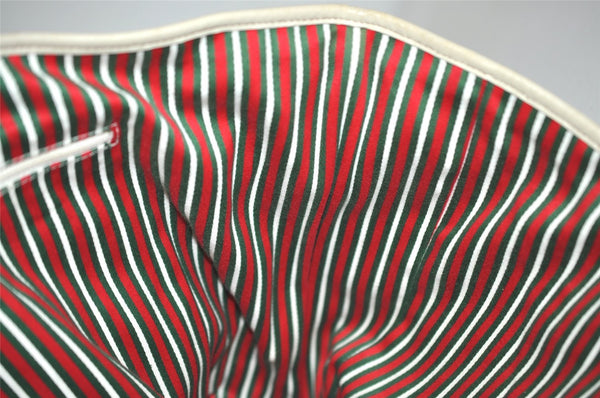 Authentic GUCCI New Britt Shoulder Tote Bag GG Canvas Leather 169945 Brown 5309J