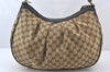 Authentic GUCCI Sukey Shoulder Tote Bag GG Canvas Leather 232955 Brown 5309K