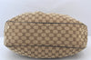 Authentic GUCCI Sukey Shoulder Tote Bag GG Canvas Leather 232955 Brown 5309K