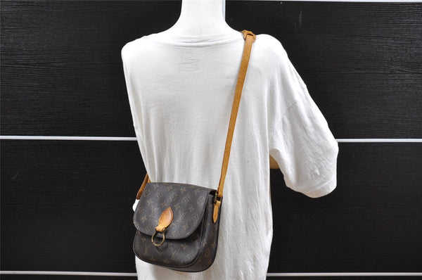 Authentic Louis Vuitton Monogram Saint Cloud MM M51243 Shoulder Cross Bag 5310I