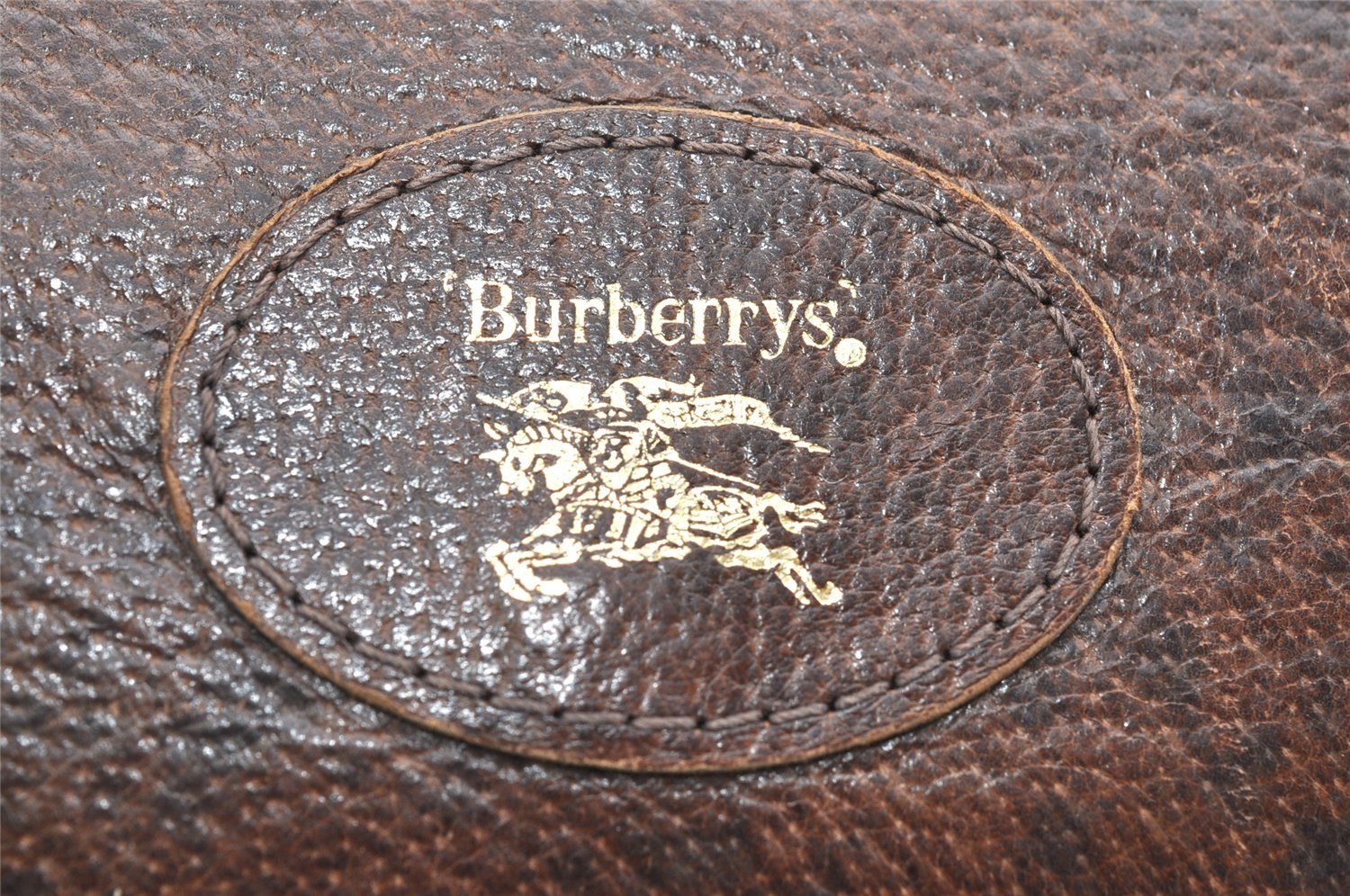 Authentic Burberrys Nova Check Clutch Hand Bag Patter Canvas Leather Beige 5311K