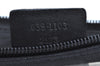 Authentic GUCCI Hand Bag Pouch Purse Nylon Leather 0391103 Black 5312F