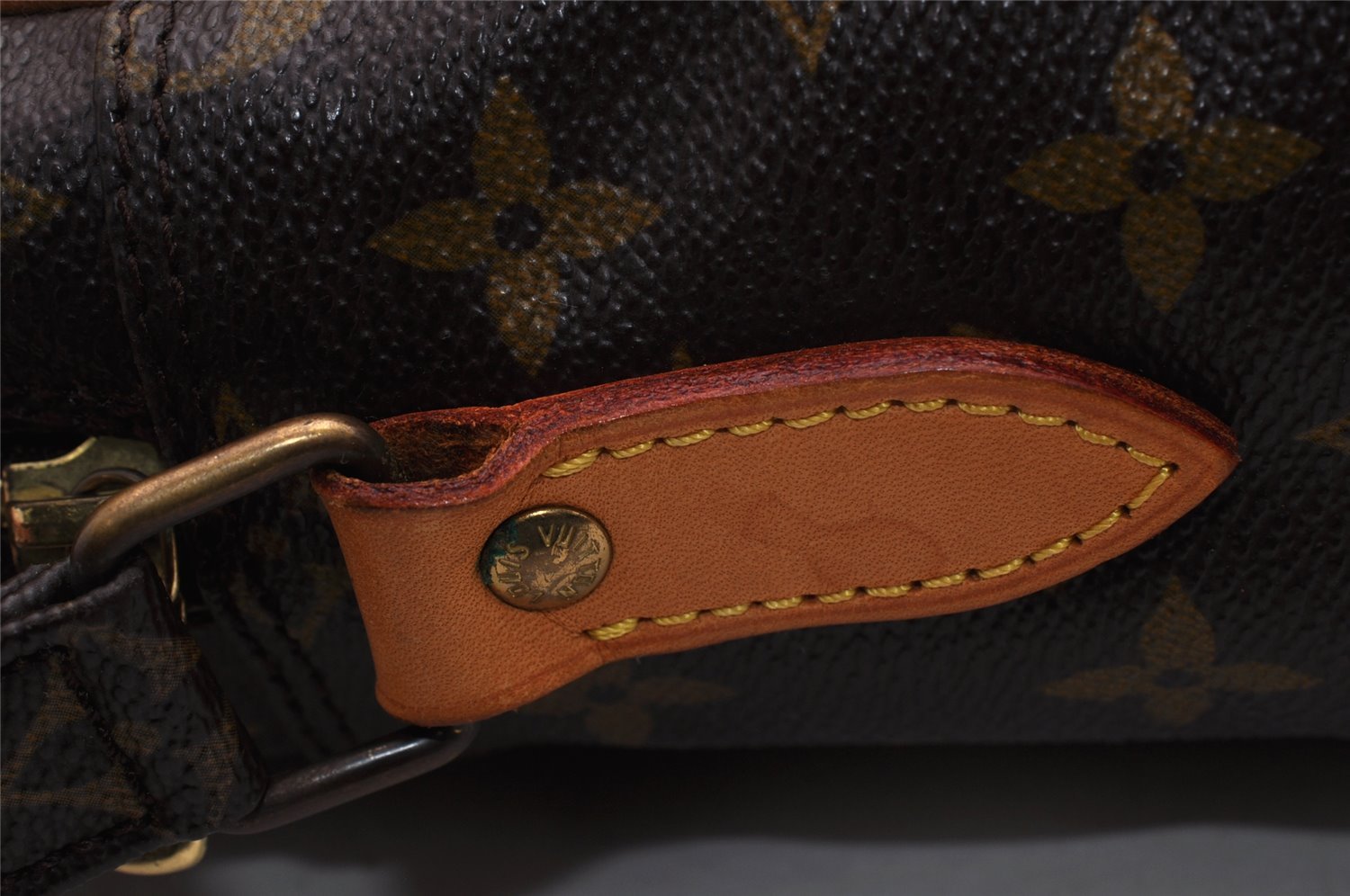 Authentic Louis Vuitton Monogram Danube MM Shoulder Cross Bag M45264 LV 5313I