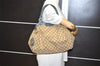 Authentic GUCCI Sukey Shoulder Tote Bag GG Canvas Leather 211944 Brown 5314I