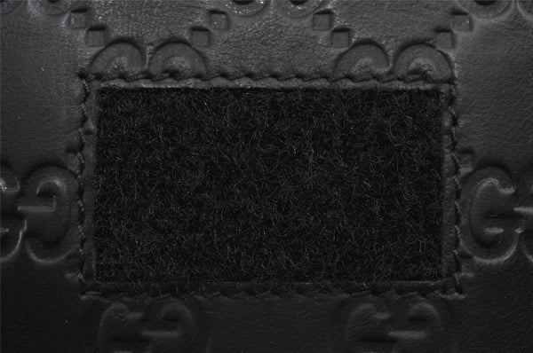 Authentic GUCCI Guccissima GG Leather iPad Tablet Case 256575 Black 5316I