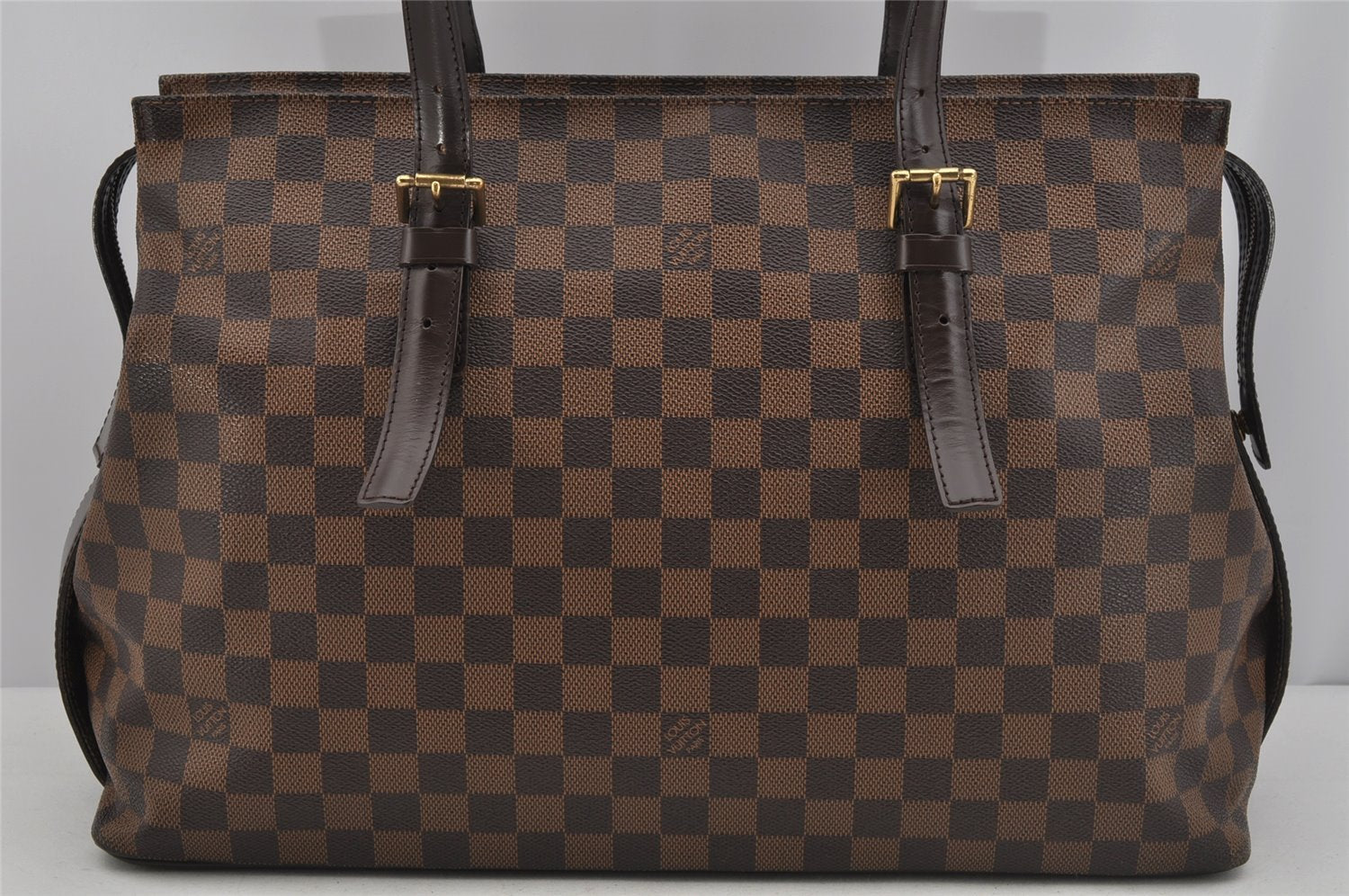 Authentic Louis Vuitton Damier Chelsea Shoulder Tote Bag N51119 LV 5316J