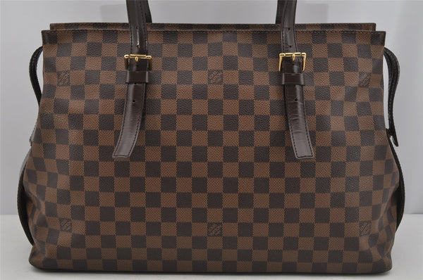 Authentic Louis Vuitton Damier Chelsea Shoulder Tote Bag N51119 LV 5316J