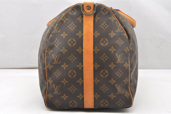 Auth Louis Vuitton Monogram Keepall Bandouliere 50 M41416 Boston Bag Junk 5316K