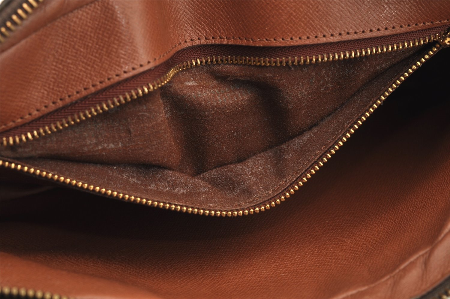 Authentic Louis Vuitton Monogram Marly Dragonne GM M51825 Clutch Bag Junk 5317I