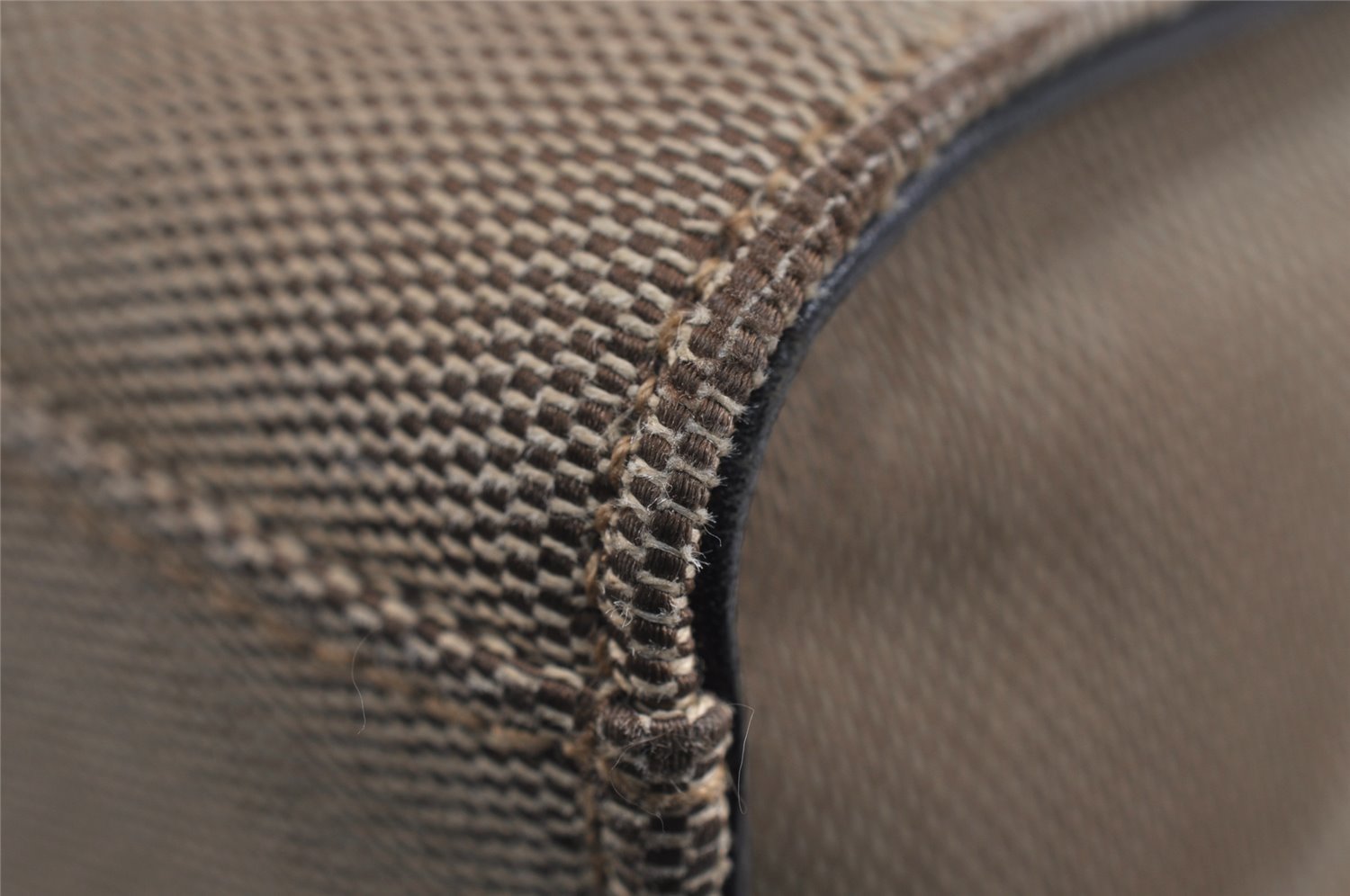 Authentic GUCCI Bamboo Vintage Hand Bag Canvas Leather 0021010 Beige 5317J