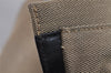Authentic GUCCI Bamboo Vintage Hand Bag Canvas Leather 0021010 Beige 5317J