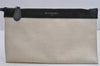 Authentic BALENCIAGA Navy Caba S Hand Bag Canvas Leather 339933 White 5318J