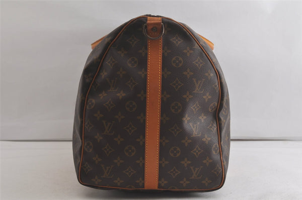 Authentic Louis Vuitton Monogram Keepall Bandouliere 60 M41412 Boston Bag 5318K