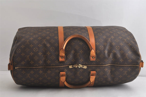 Authentic Louis Vuitton Monogram Keepall Bandouliere 60 M41412 Boston Bag 5318K