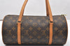 Authentic Louis Vuitton Monogram Papillon 30 Hand Bag M51385 LV 5320K