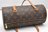 Authentic Louis Vuitton Monogram Papillon 30 Hand Bag M51385 LV 5320K