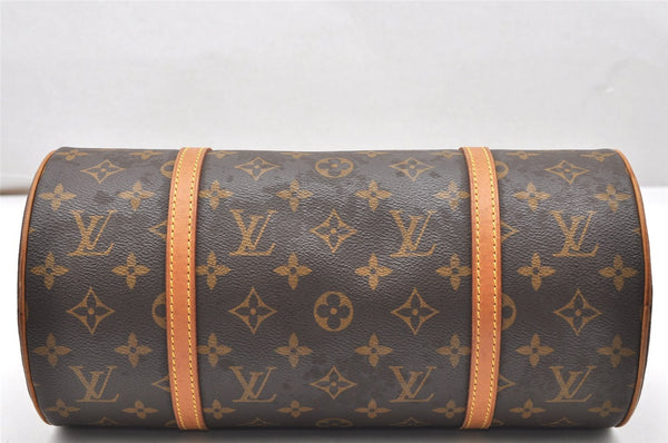 Authentic Louis Vuitton Monogram Papillon 30 Hand Bag M51385 LV 5320K