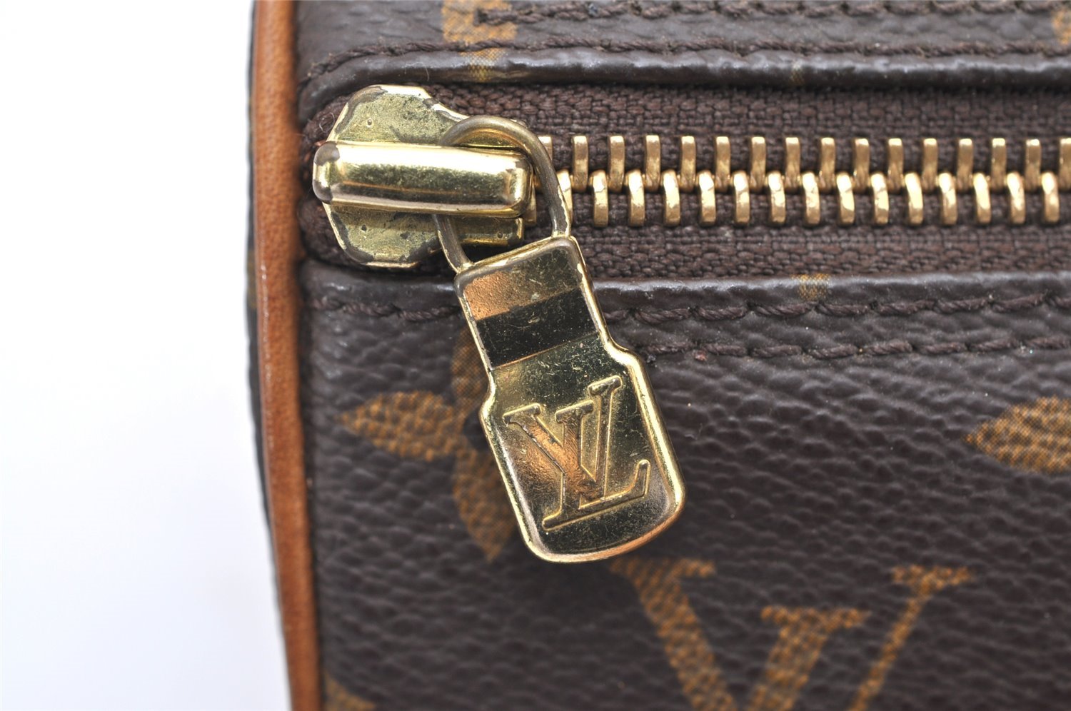 Authentic Louis Vuitton Monogram Papillon 30 Hand Bag M51385 LV 5320K