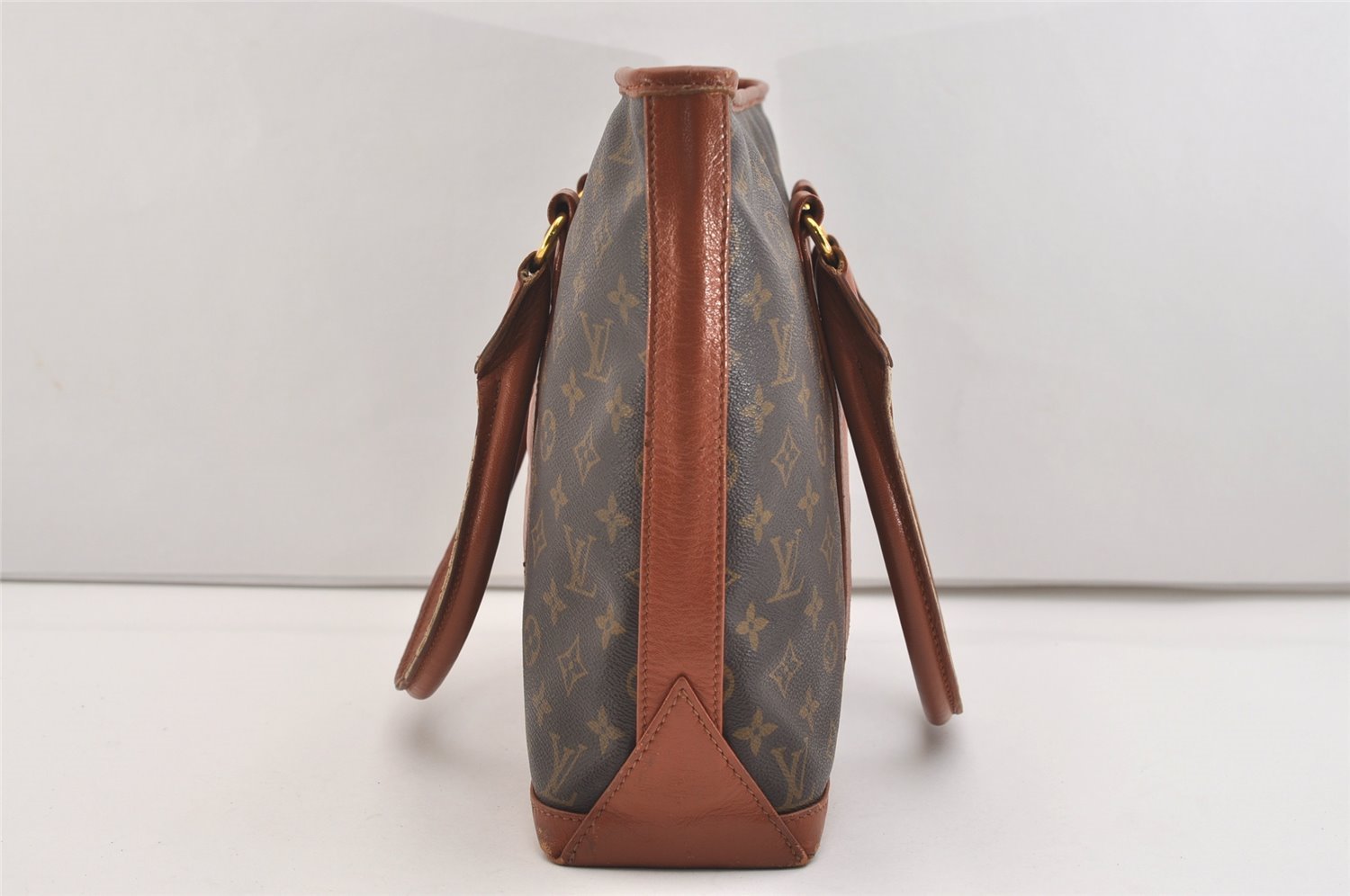 Auth Louis Vuitton Monogram Sac Weekend PM Vintage Tote Hand Bag M42425 LV 5322J