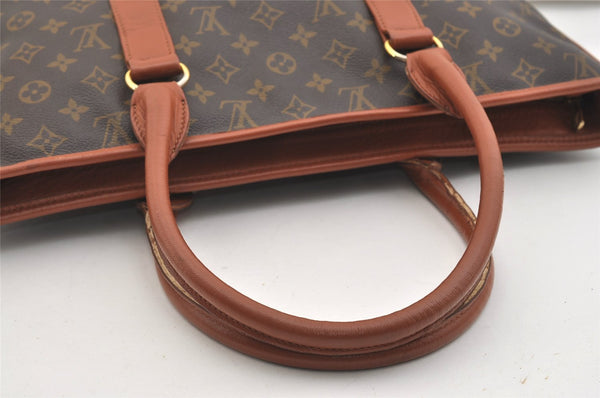 Auth Louis Vuitton Monogram Sac Weekend PM Vintage Tote Hand Bag M42425 LV 5322J