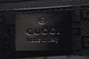 Authentic GUCCI Vintage Shoulder Hand Bag Purse Leather Black 5323I