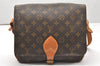 Authentic Louis Vuitton Monogram Cartouchiere GM M51252 Shoulder Cross Bag 5323K