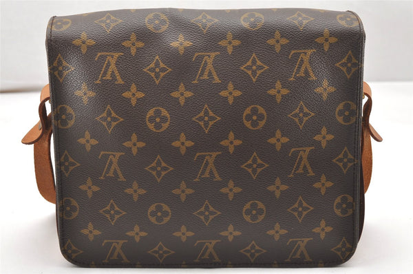Authentic Louis Vuitton Monogram Cartouchiere GM M51252 Shoulder Cross Bag 5323K