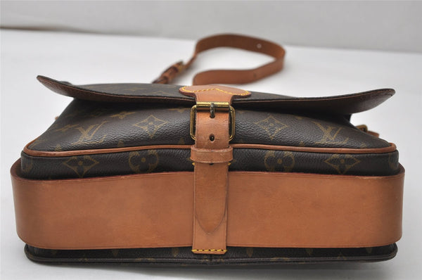 Authentic Louis Vuitton Monogram Cartouchiere GM M51252 Shoulder Cross Bag 5323K
