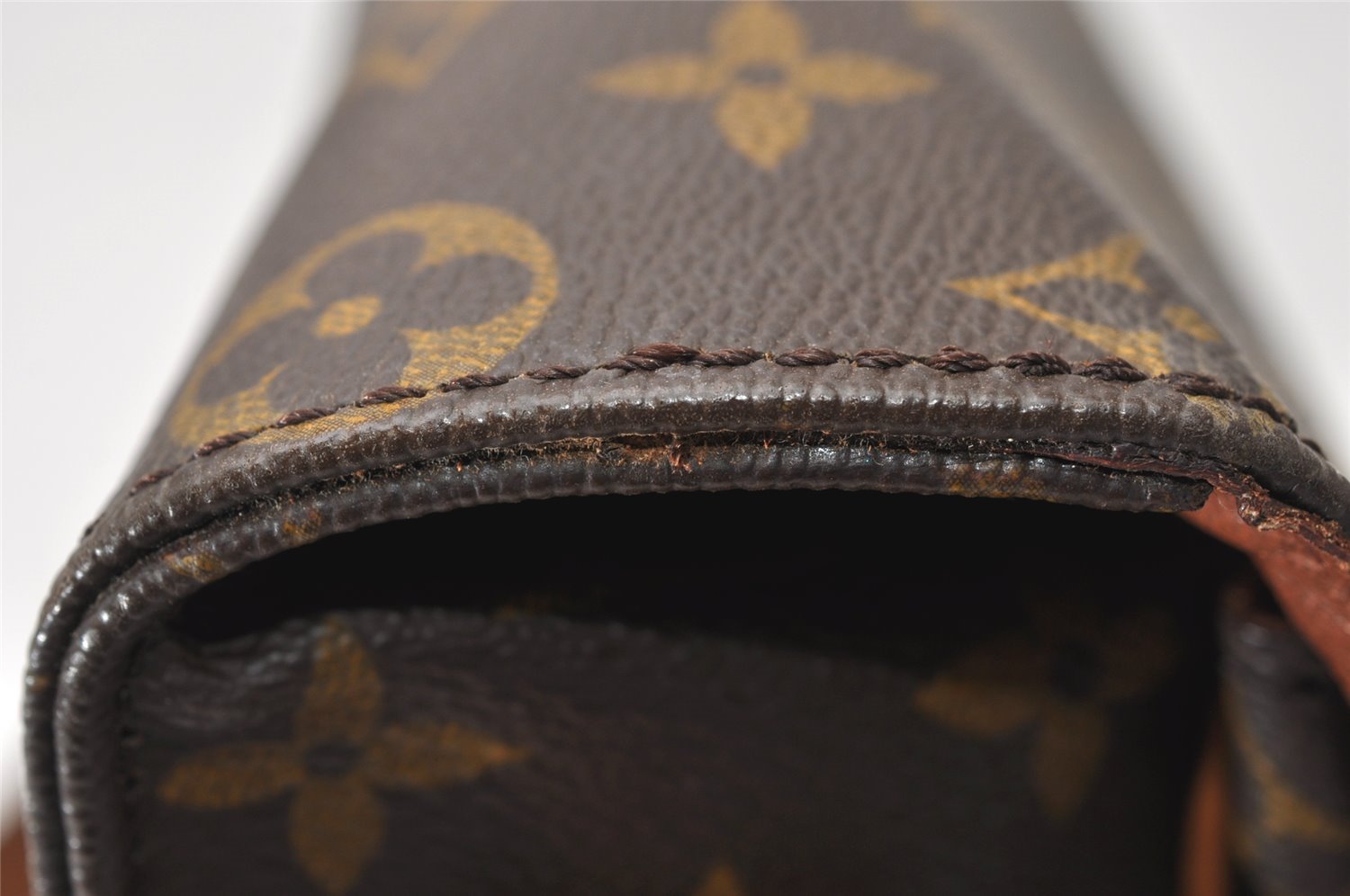 Authentic Louis Vuitton Monogram Cartouchiere GM M51252 Shoulder Cross Bag 5323K