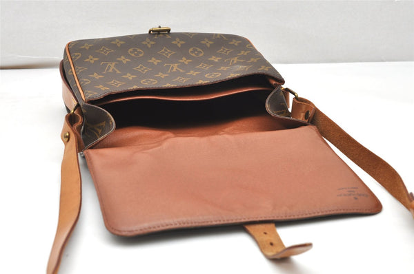 Authentic Louis Vuitton Monogram Cartouchiere GM M51252 Shoulder Cross Bag 5323K