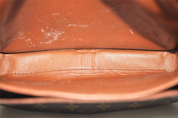 Authentic Louis Vuitton Monogram Cartouchiere GM M51252 Shoulder Cross Bag 5323K