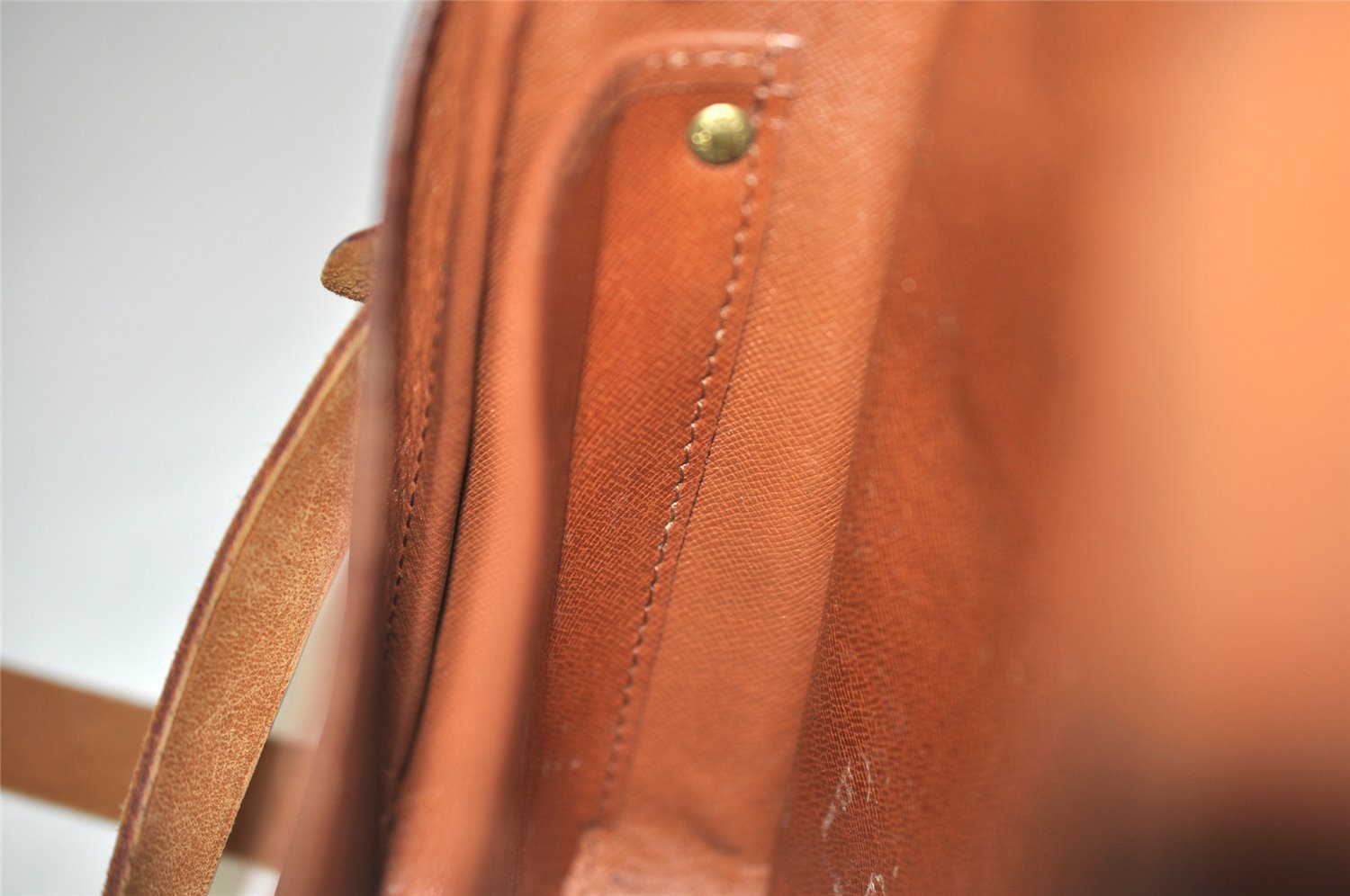 Authentic Louis Vuitton Monogram Cartouchiere GM M51252 Shoulder Cross Bag 5323K