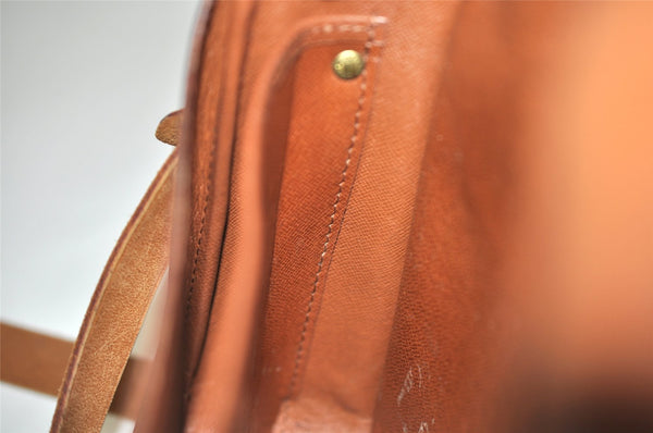 Authentic Louis Vuitton Monogram Cartouchiere GM M51252 Shoulder Cross Bag 5323K